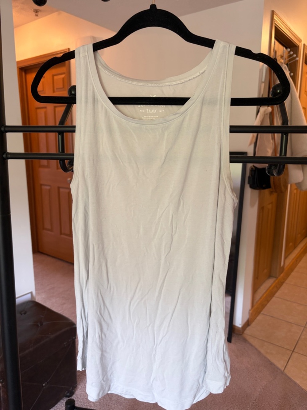 American Eagle Outfitters Light Mint Green Tank Top